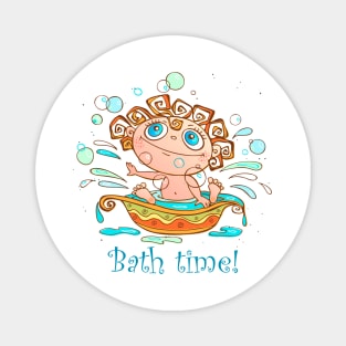 bath time baby Magnet